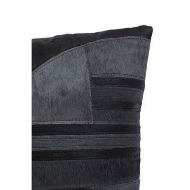 Bosie Safira Black And Grey Hair on Leather Cushion - Image 14