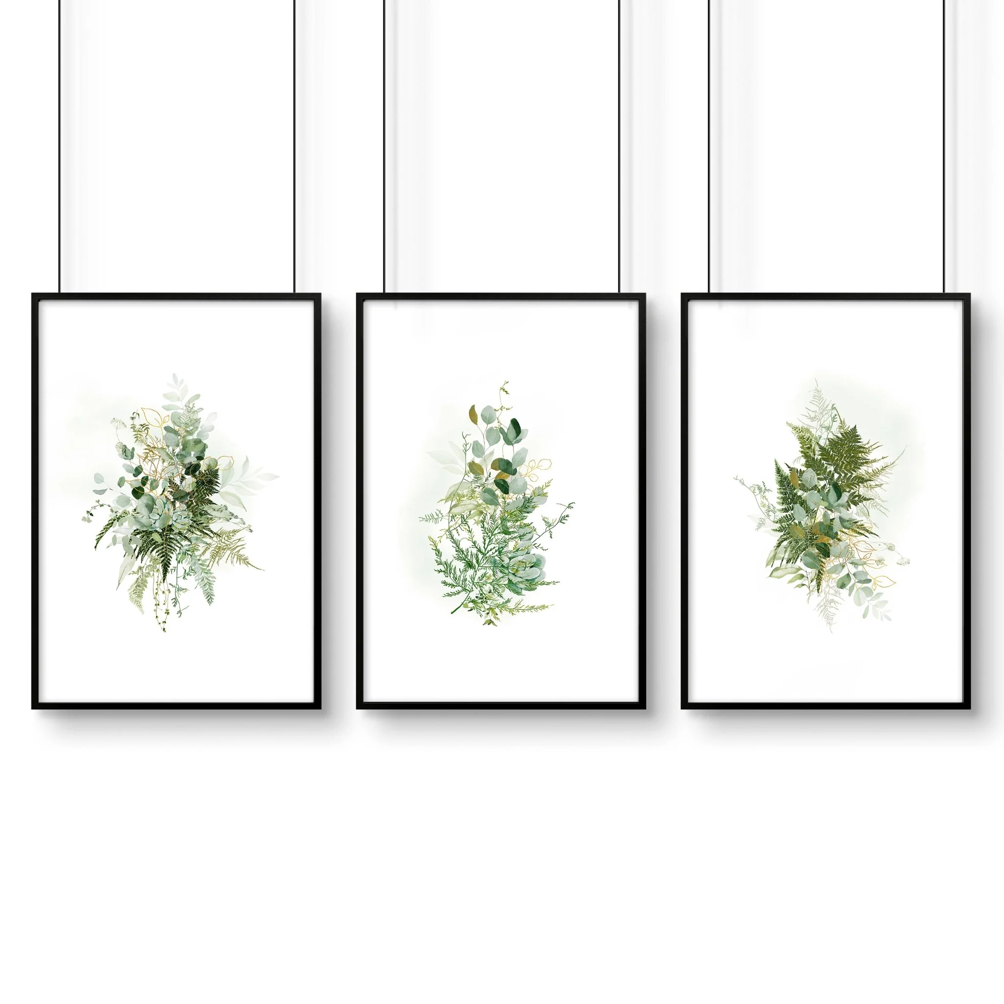 Botanical art prints | set of 3 wall art for living room - Image 10
