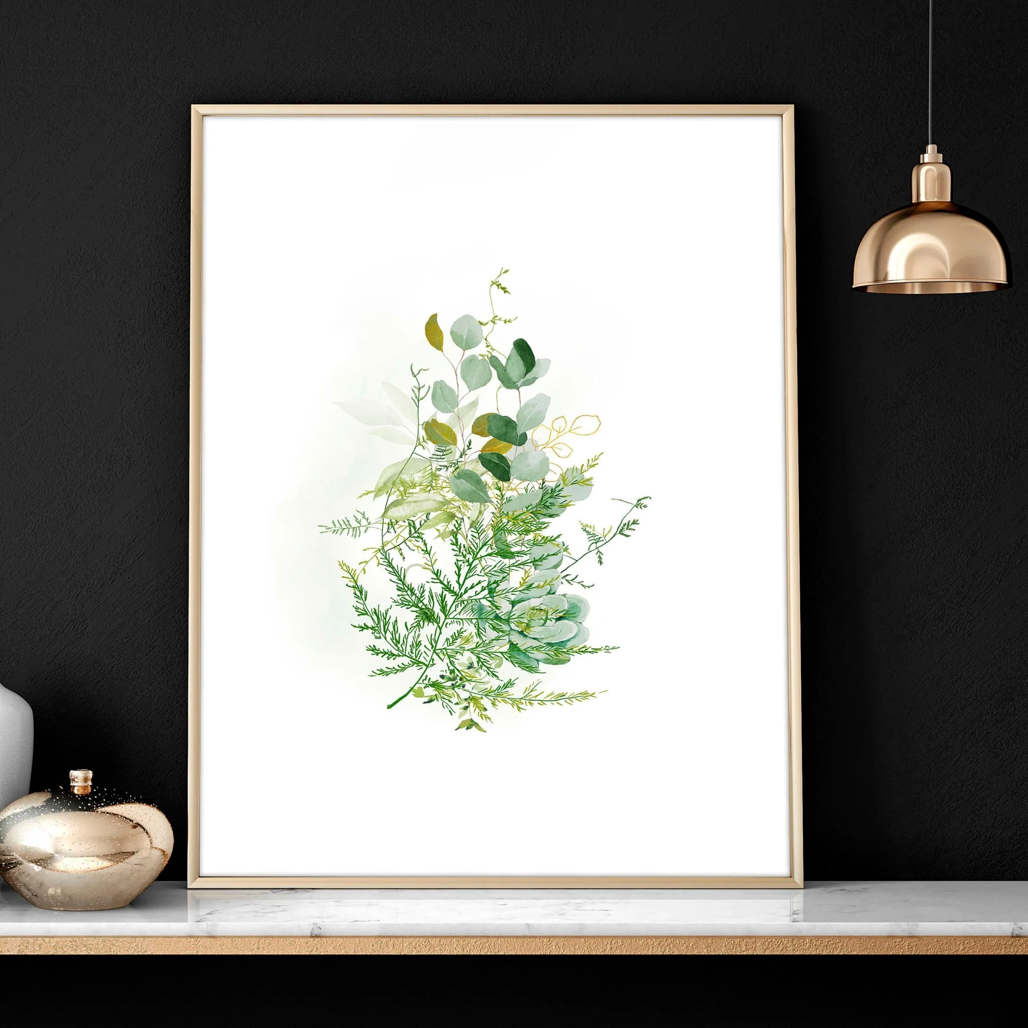 Botanical art prints | set of 3 wall art for living room - Image 5