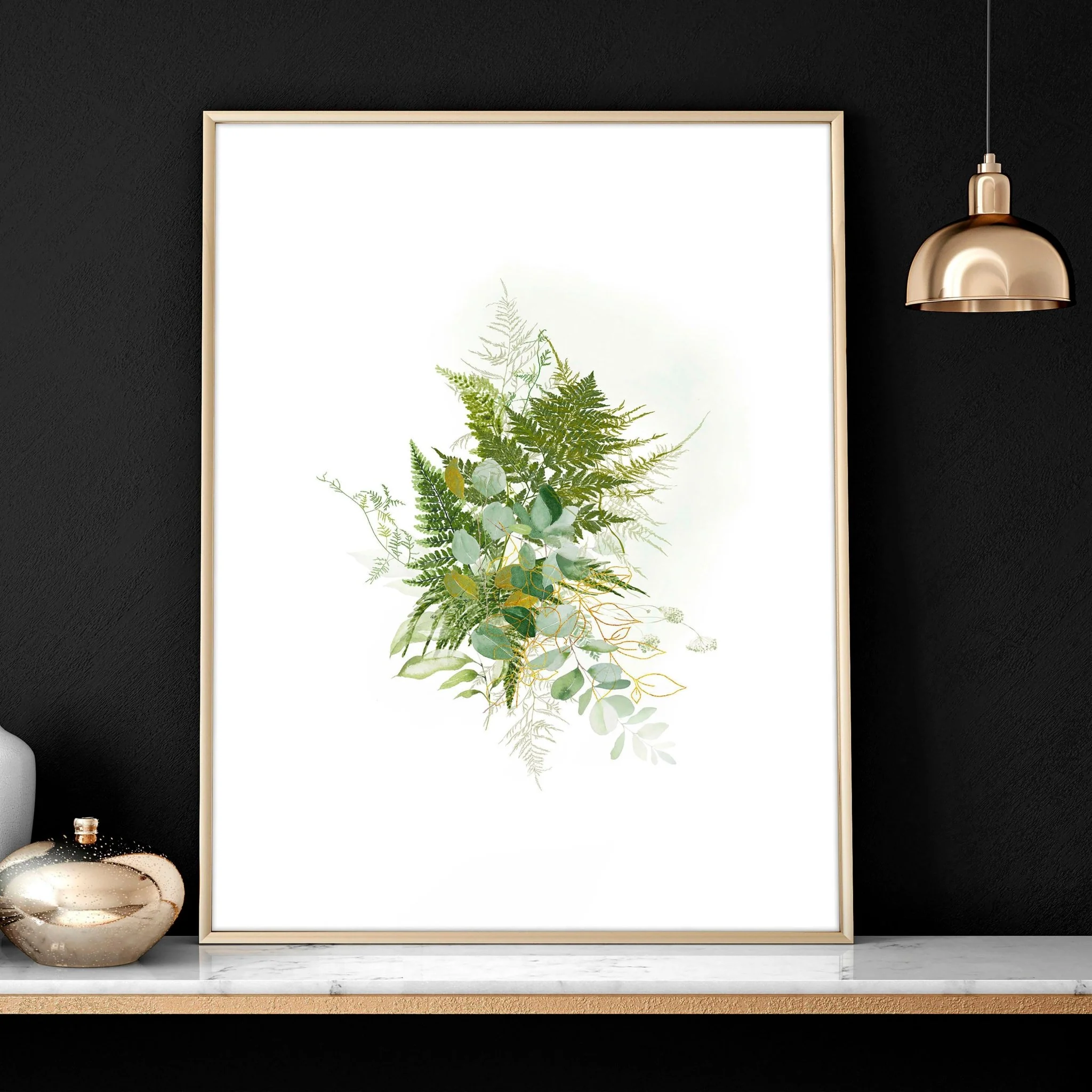 Botanical art prints | set of 3 wall art for living room - Image 6