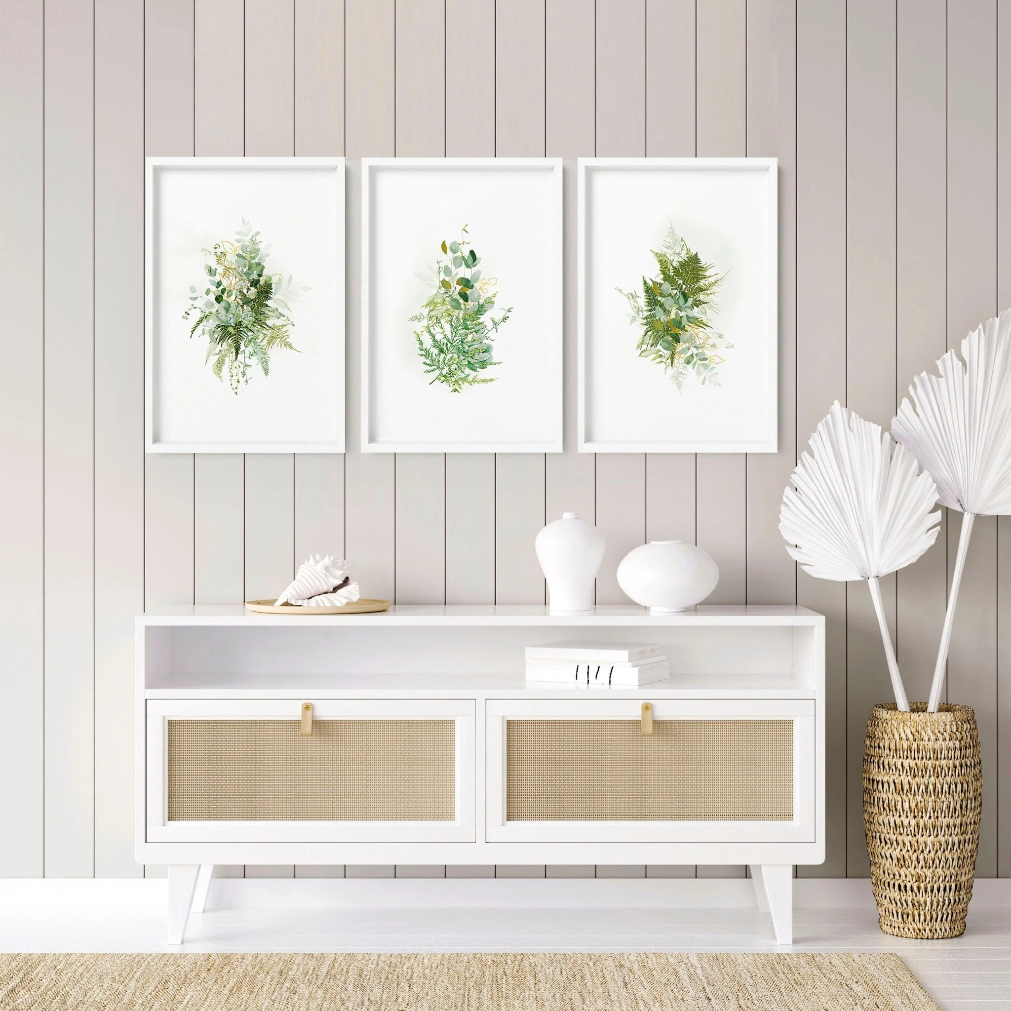 Botanical art prints | set of 3 wall art for living room - Image 8