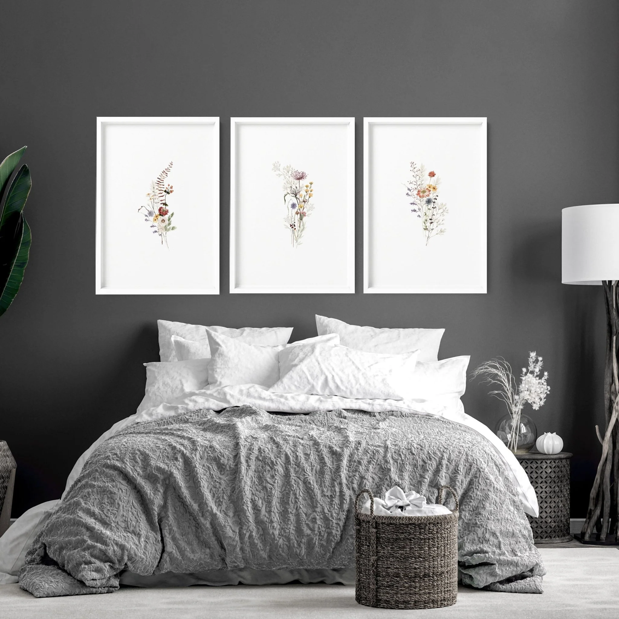 Botanical Framed Prints | Set of 3 wall art prints - Image 3