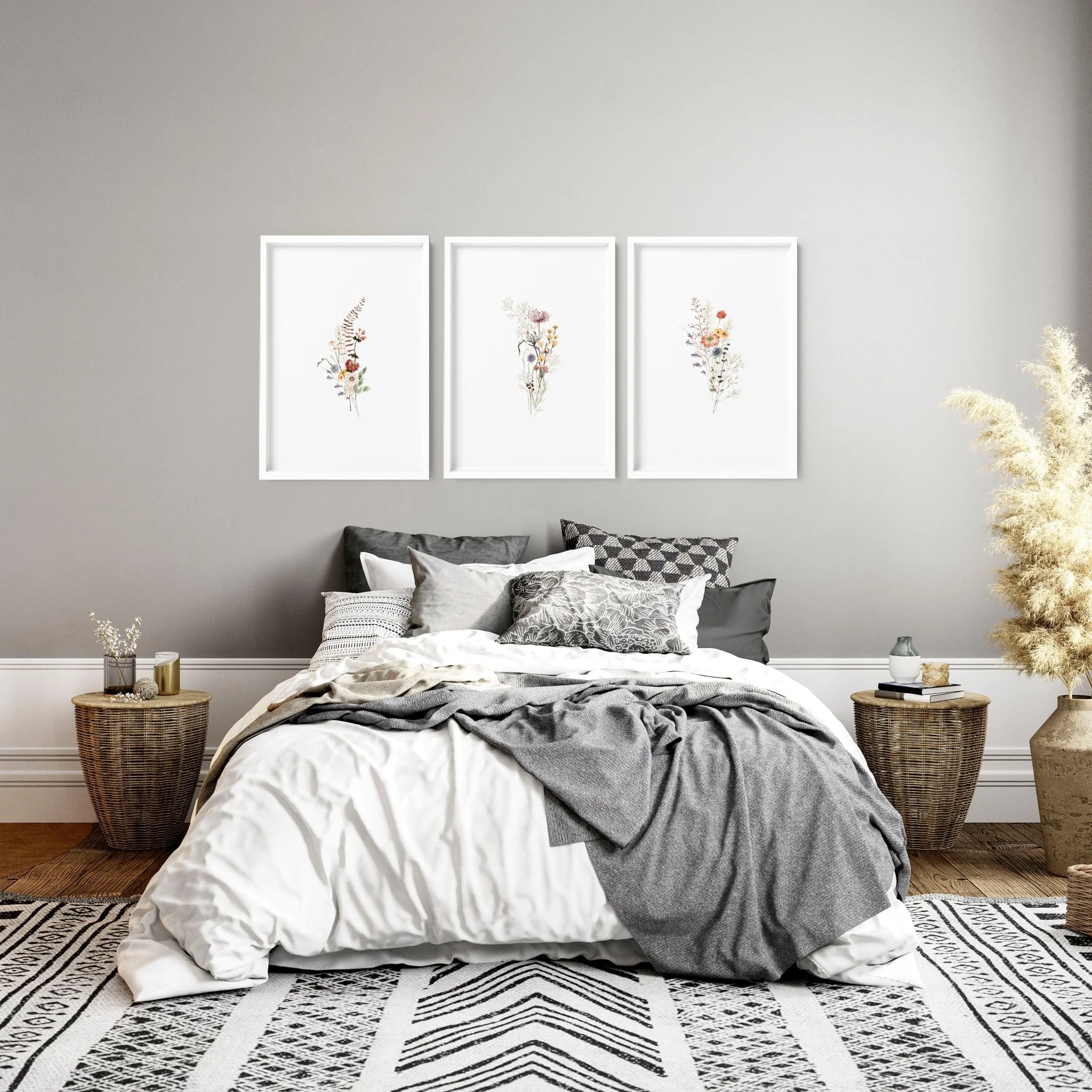 Botanical Framed Prints | Set of 3 wall art prints - Image 5