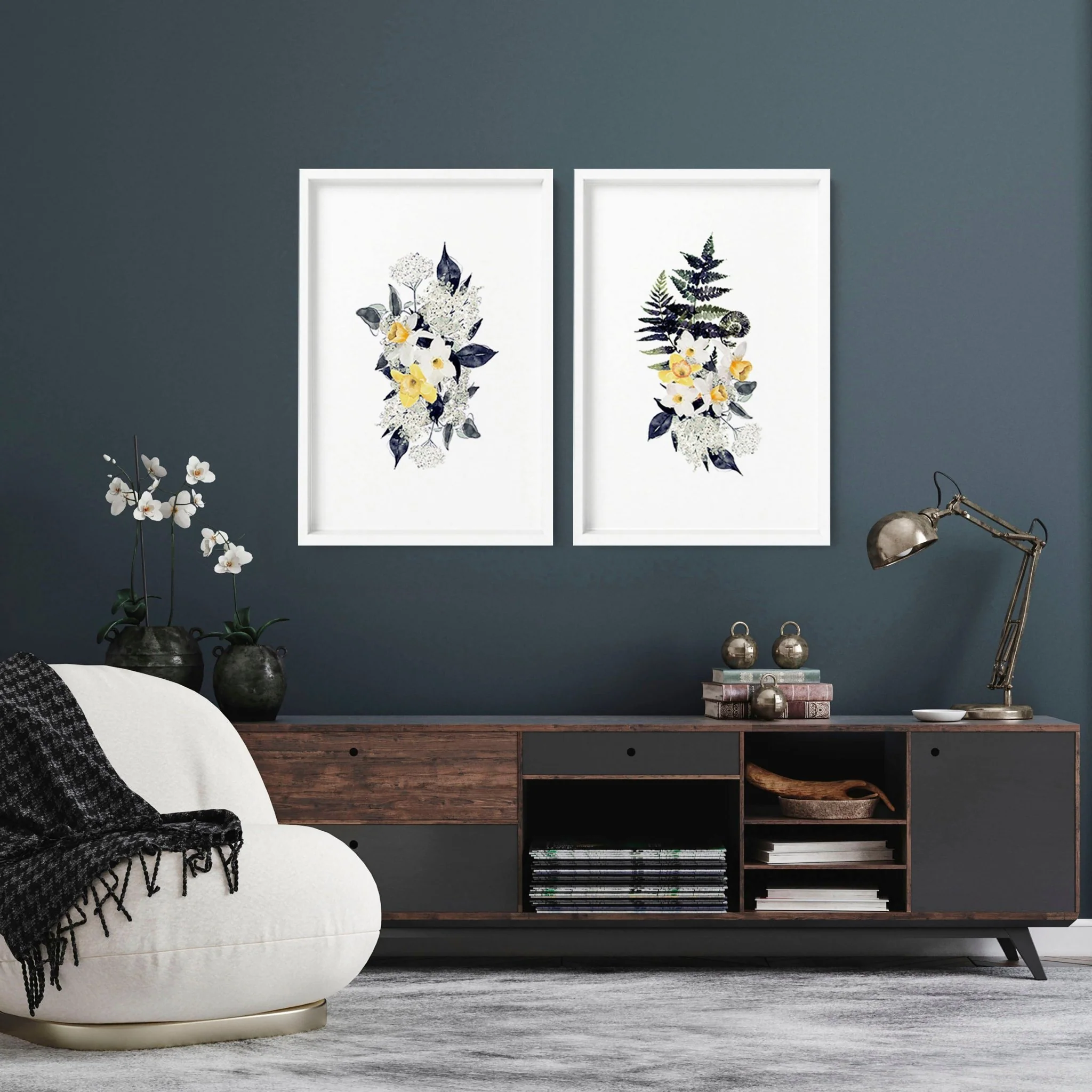 Large artwork | set of 2 pictures for hallway - Image 4