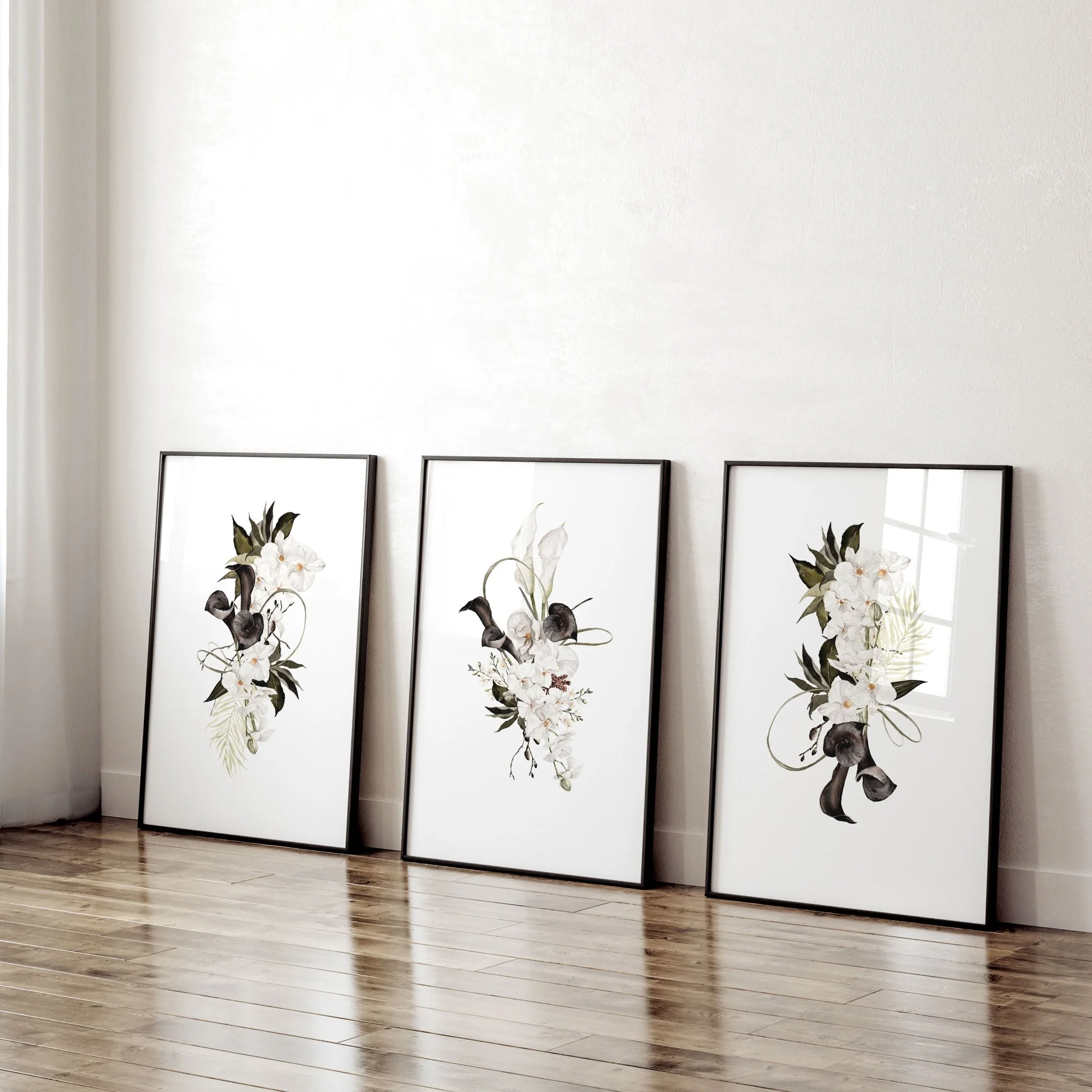 Botanical Print Set | Set of 3 wall art prints - Image 11