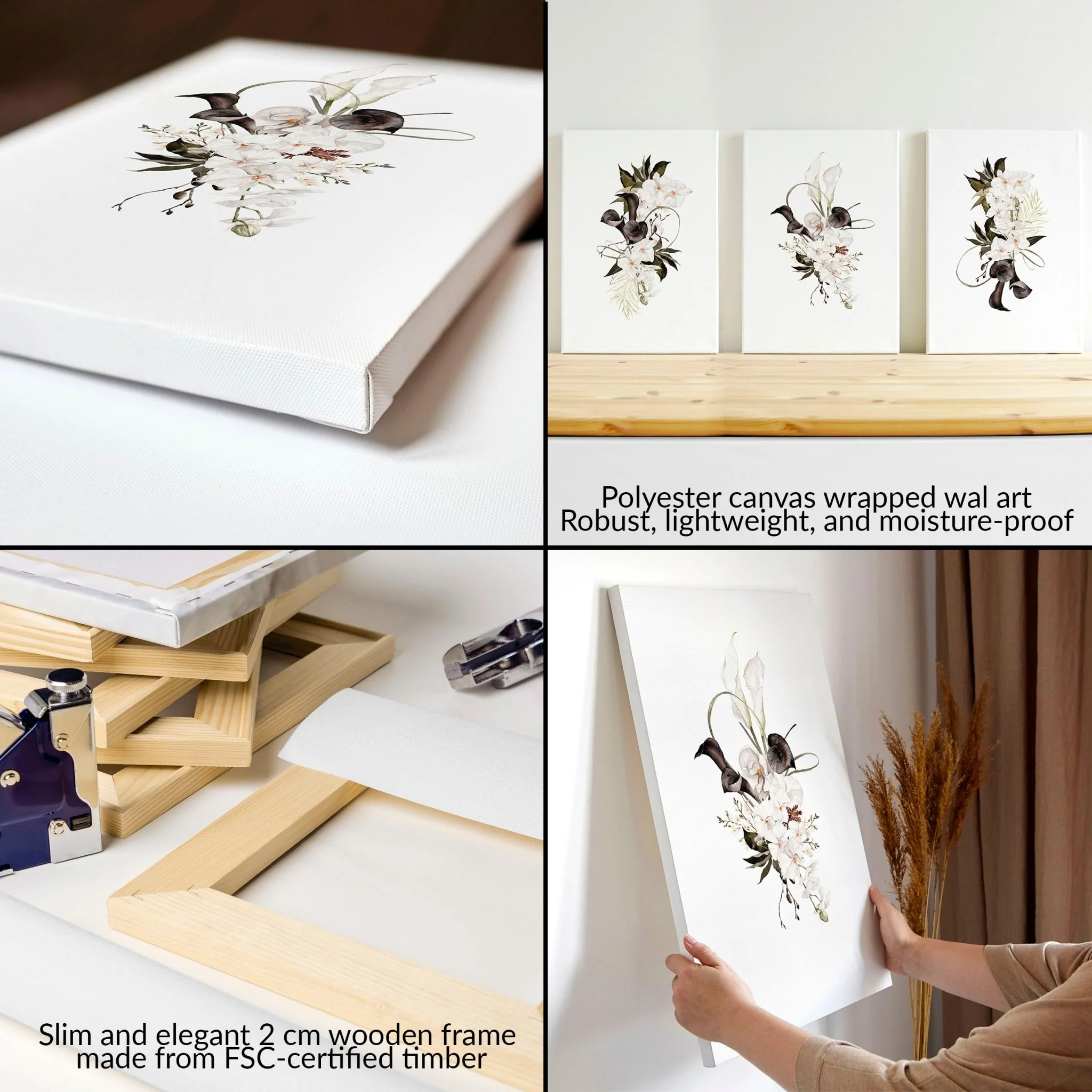 Botanical Print Set | Set of 3 wall art prints - Image 12