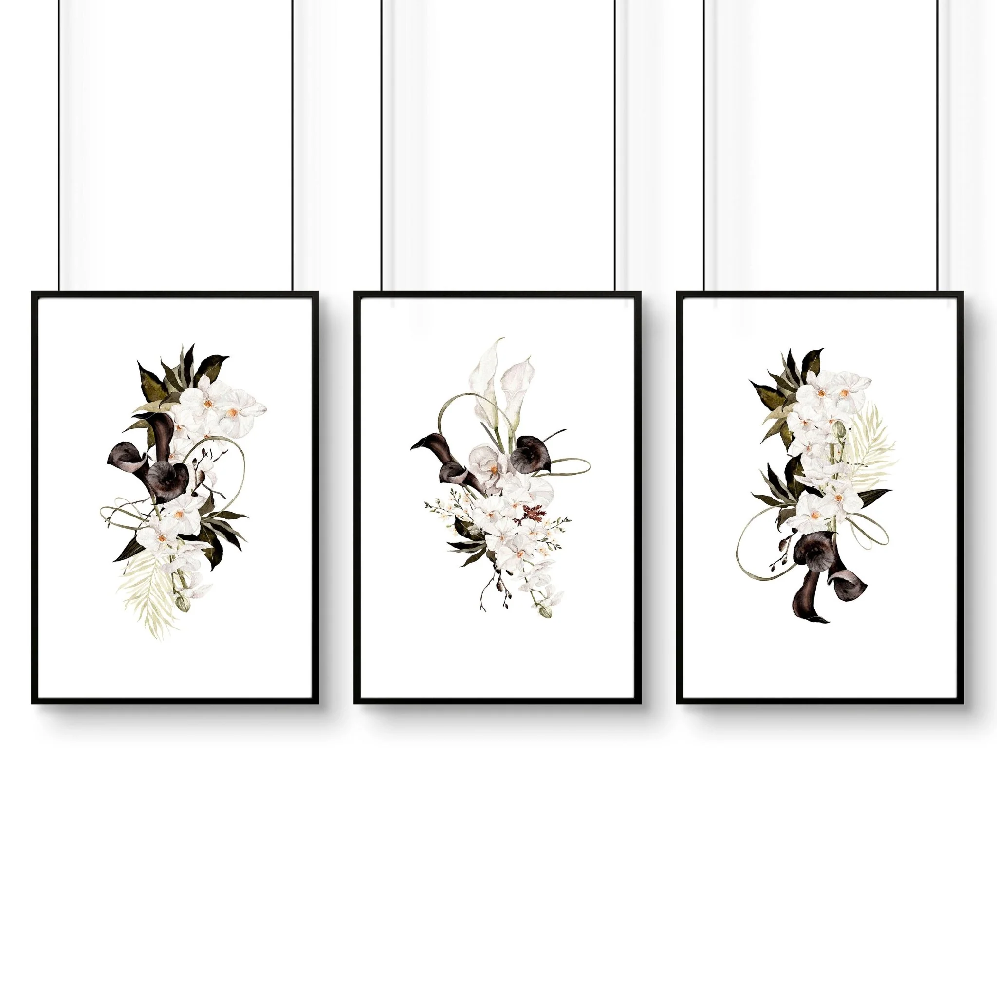 Botanical Print Set | Set of 3 wall art prints - Image 13