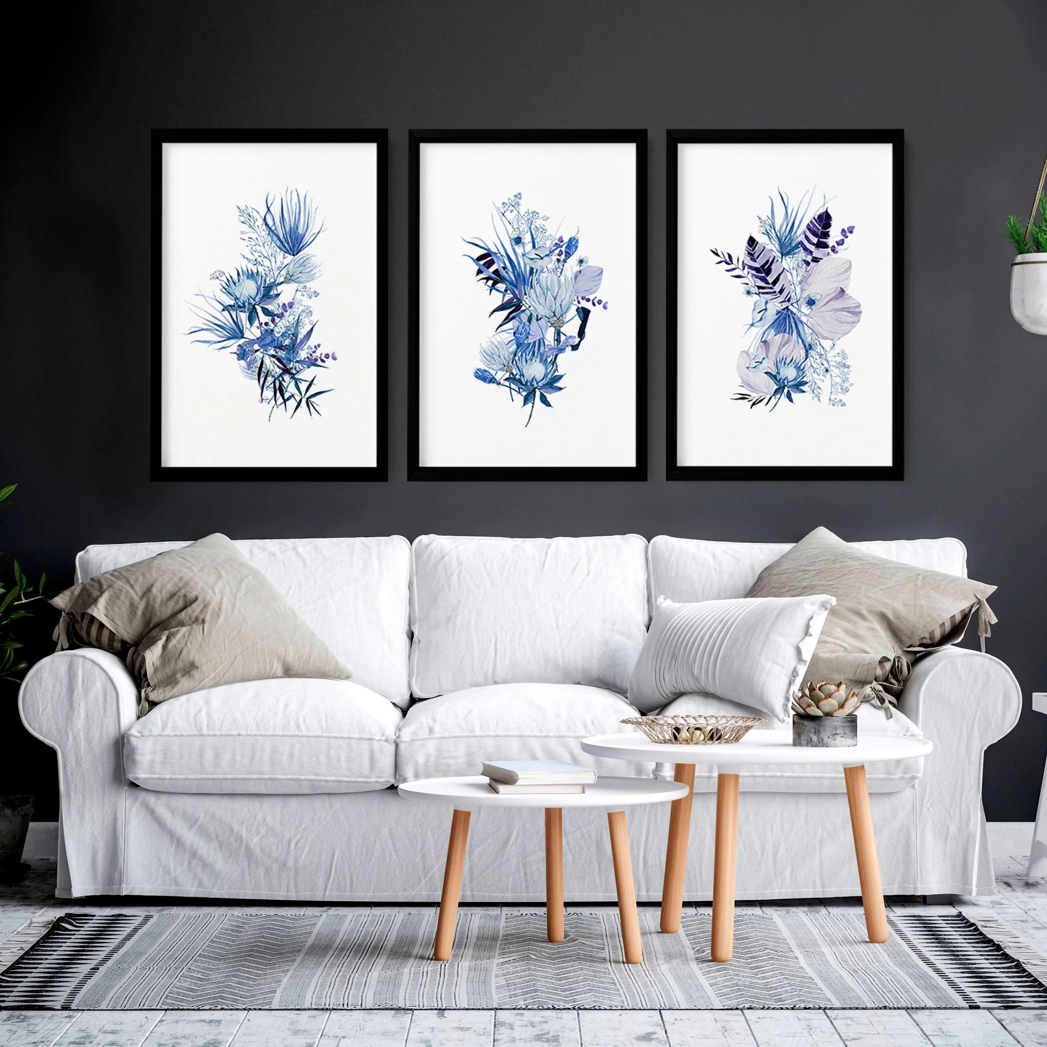 Botanical prints framed | set of 3 wall art prints - Image 8