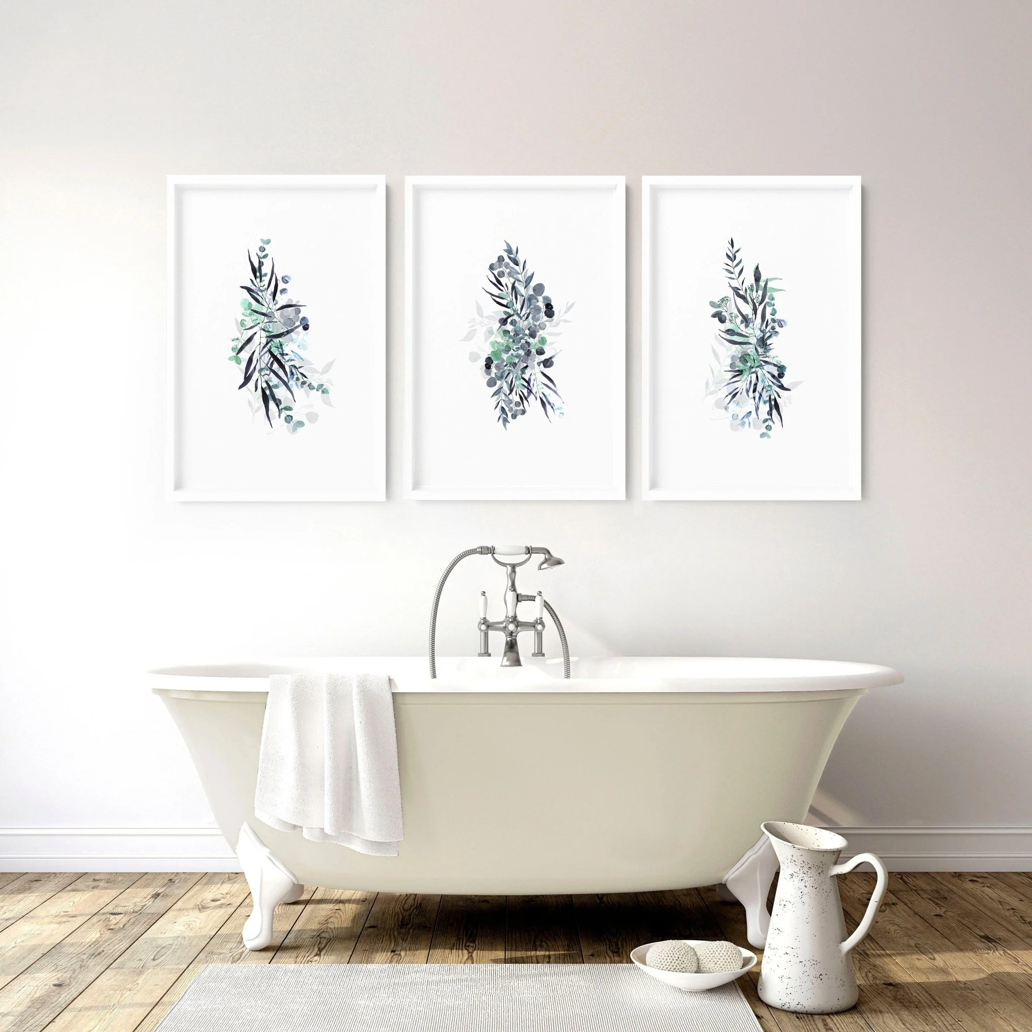 Botanical wall art framed | set of 3 prints - Image 2