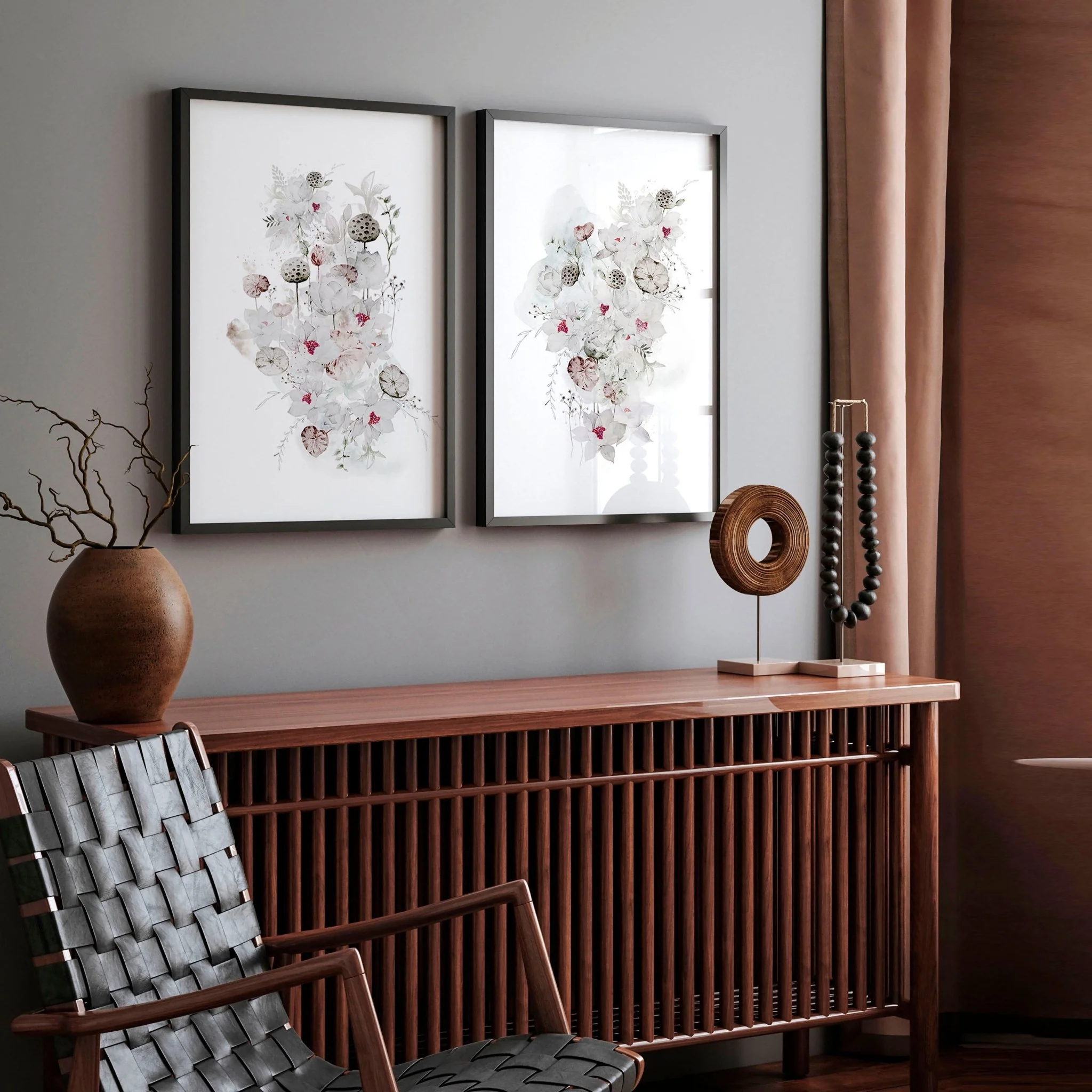 Botanicals art | Set of 2 wall art prints - Image 2
