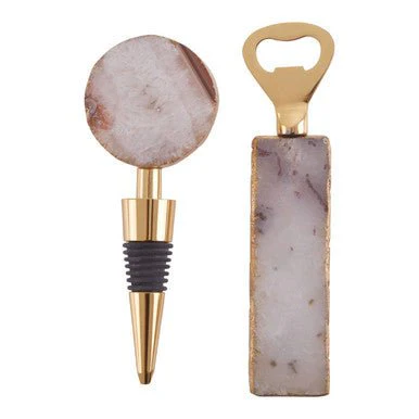 Bowerbird Agata Grey Bottle Opener And Stopper Set - Image 11