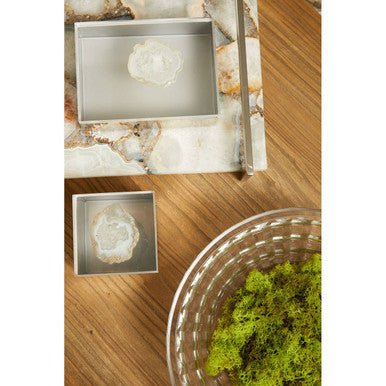 Bowerbird White Agate Large Tray - Image 7