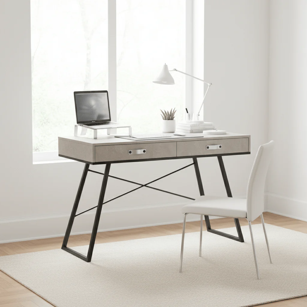 Bradbury Concrete Veneer Desk - Image 4