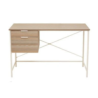 Bradbury Light Oak Veneer Desk With Drawers - Image 13