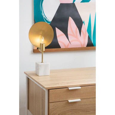 Bradbury Natural Oak Veneer Desk With Drawers - Image 14