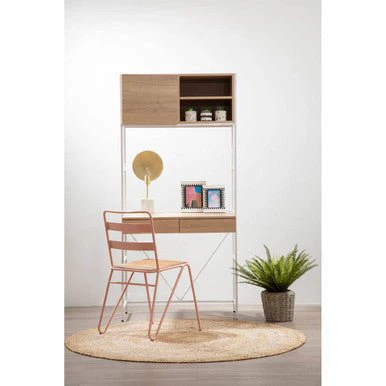 Bradbury Natural Oak Veneer Effect Desk - Image 12