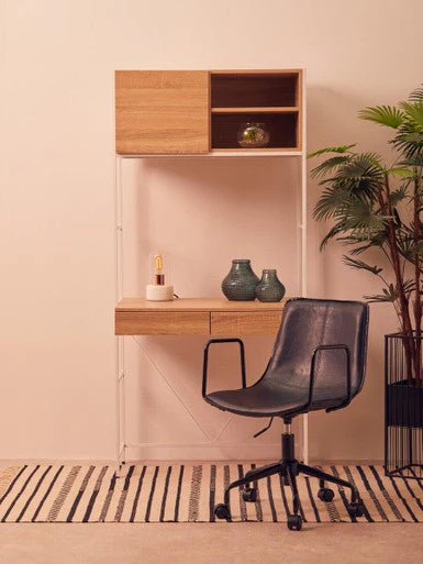 Bradbury Natural Oak Veneer Effect Desk - Image 9