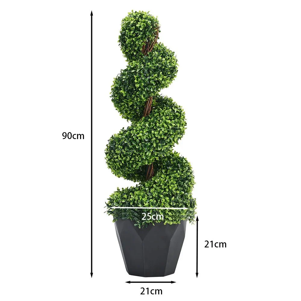 【Breeins】Artificial Plant Fake Green Tree in Pot - Image 10