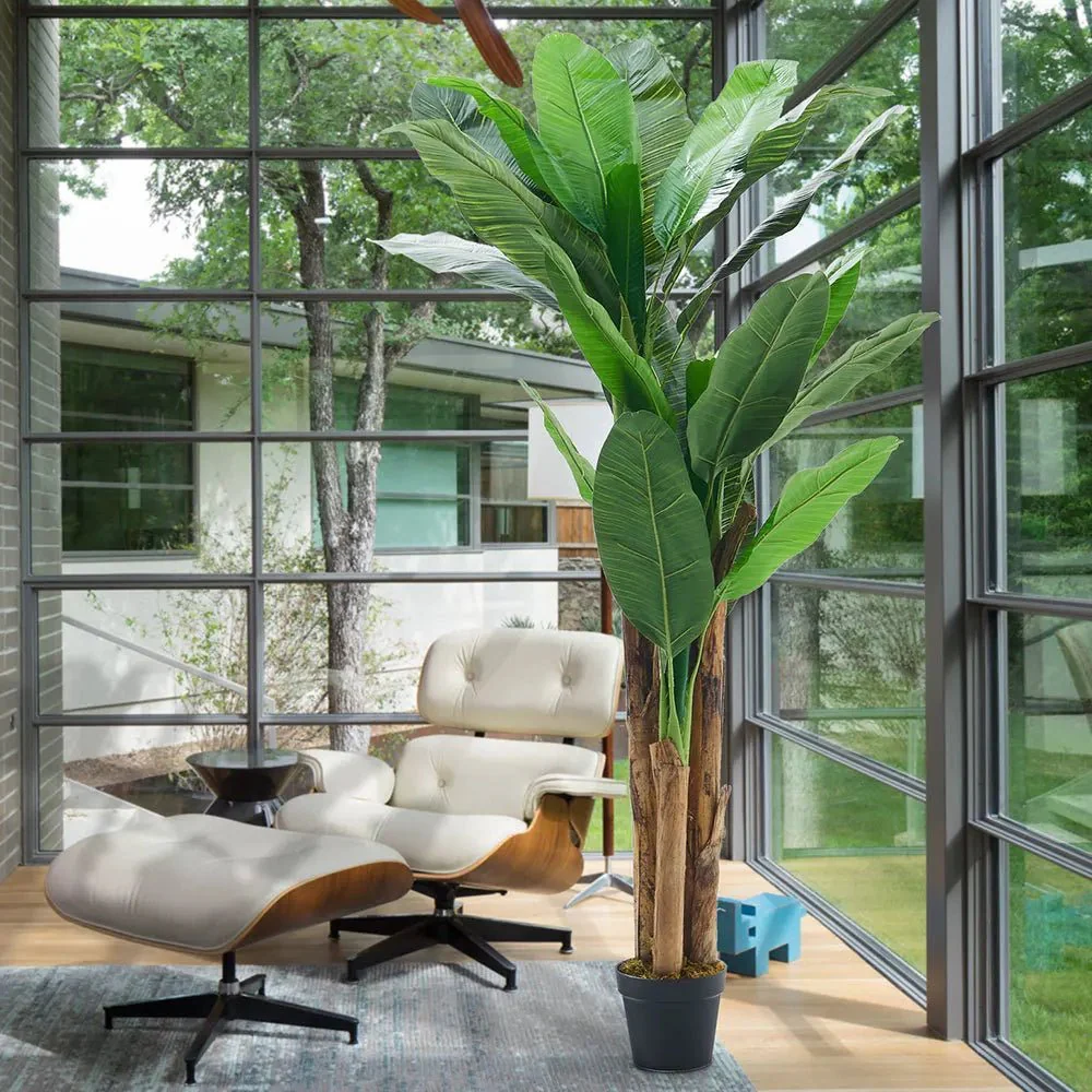 【Breeins】Artificial Plant Fake Green Tree in Pot - Image 2