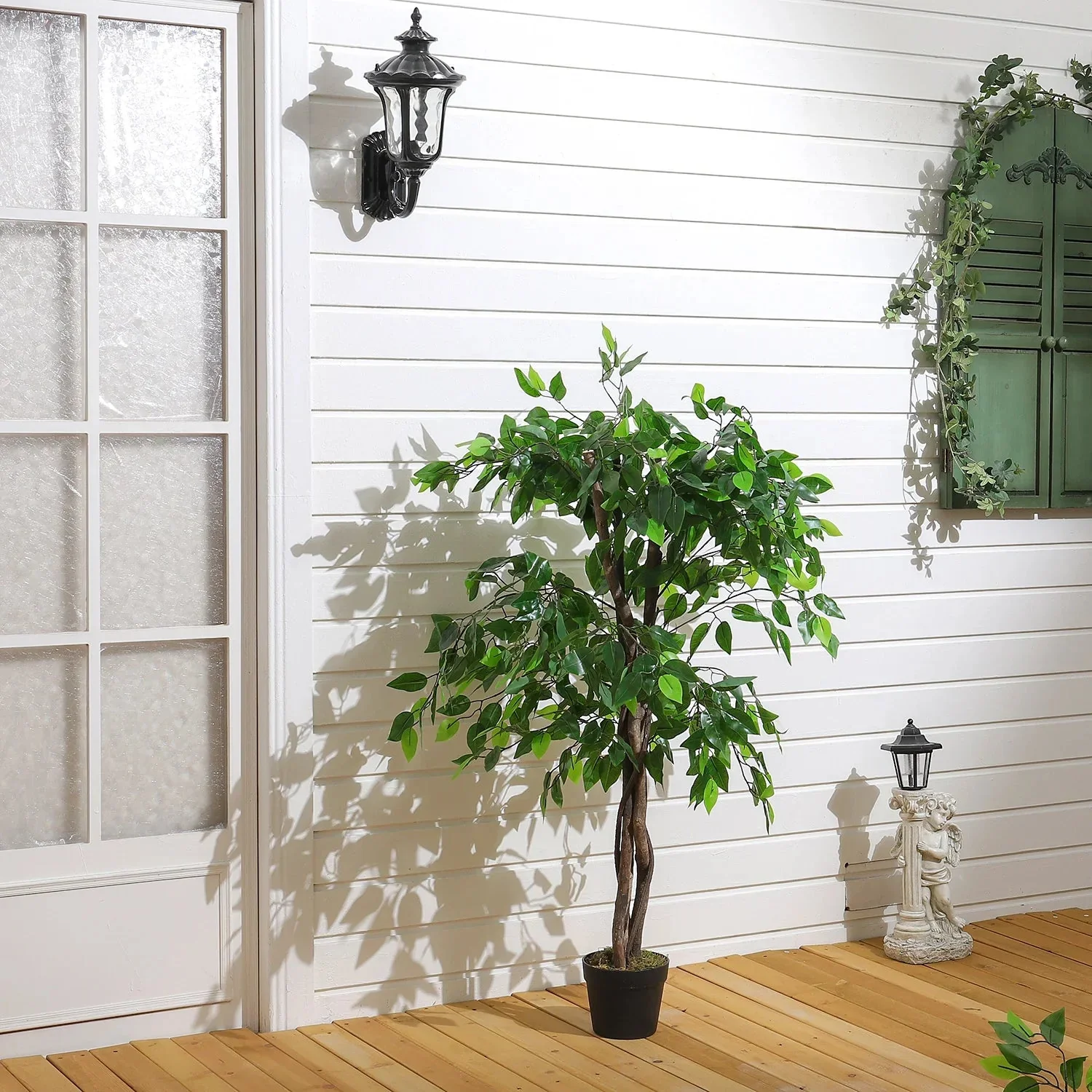 【Breeins】Artificial Plant Fake Green Tree in Pot - Image 6