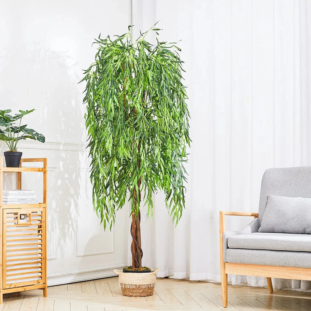 【Breeins】Artificial Plant Fake Green Tree in Pot - Image 8