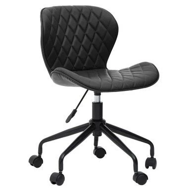 Brent Black Armless Home Office Chair - Image 13