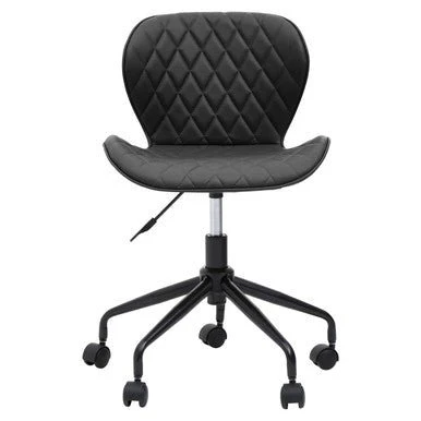 Brent Black Armless Home Office Chair - Image 6