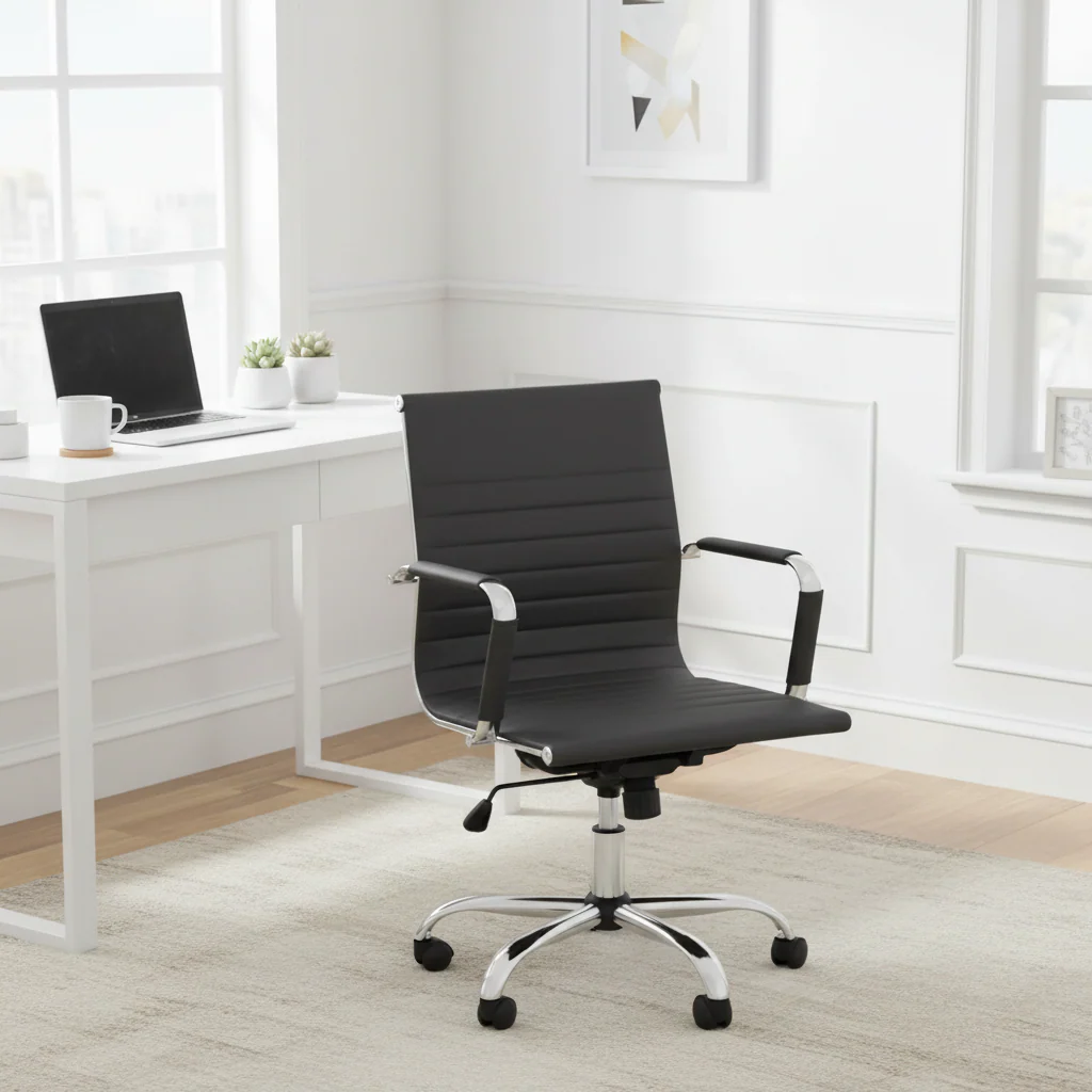 Brent Black Low Back Home Office Chair - Image 4