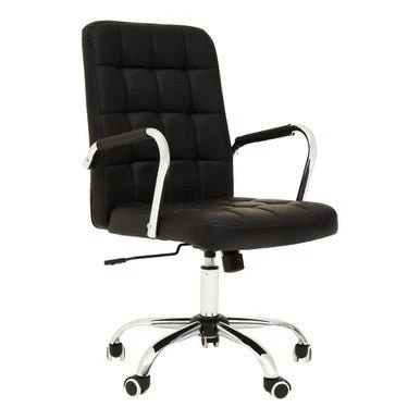 Brent Black Tufted Home office Chair - Image 13