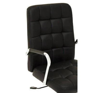 Brent Black Tufted Home office Chair - Image 9