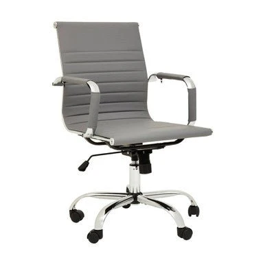 Brent Grey Low Back Home Office Chair - Image 13