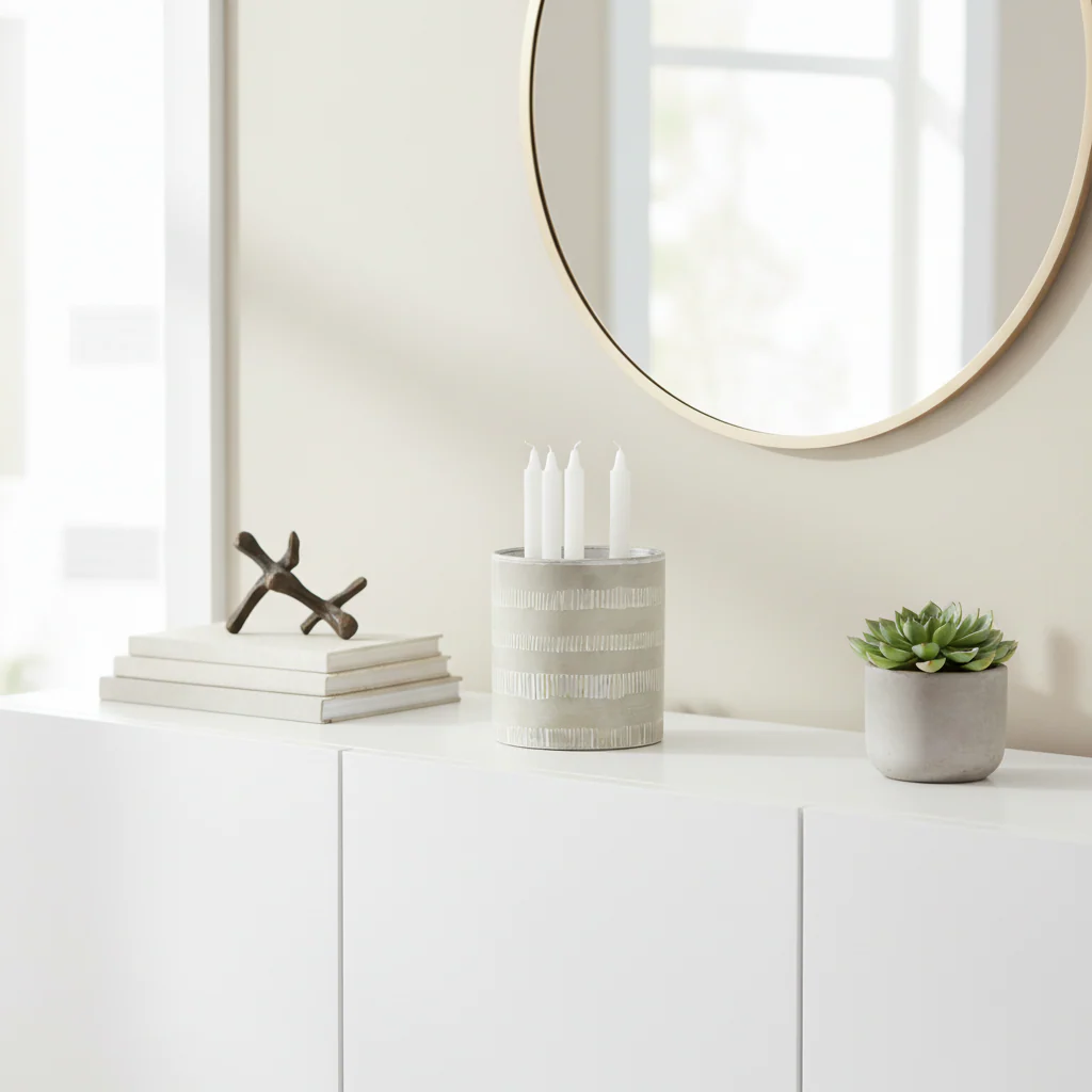 Briella Small Glass Candle Holder - Image 4
