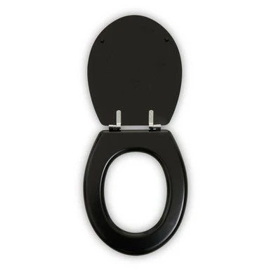 Brooks Black Panel Effect Toilet Seat - Image 5