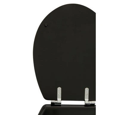 Brooks Black Panel Effect Toilet Seat - Image 8