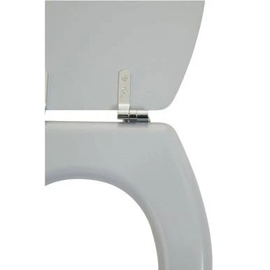 Brooks Grey Panel Effect Toilet Seat - Image 6