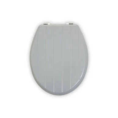 Brooks Grey Panel Effect Toilet Seat - Image 8