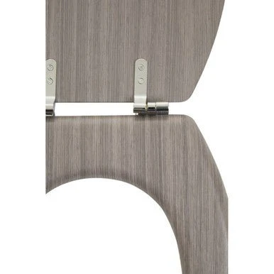 Brooks Grey Wood Toilet Seat - Image 8