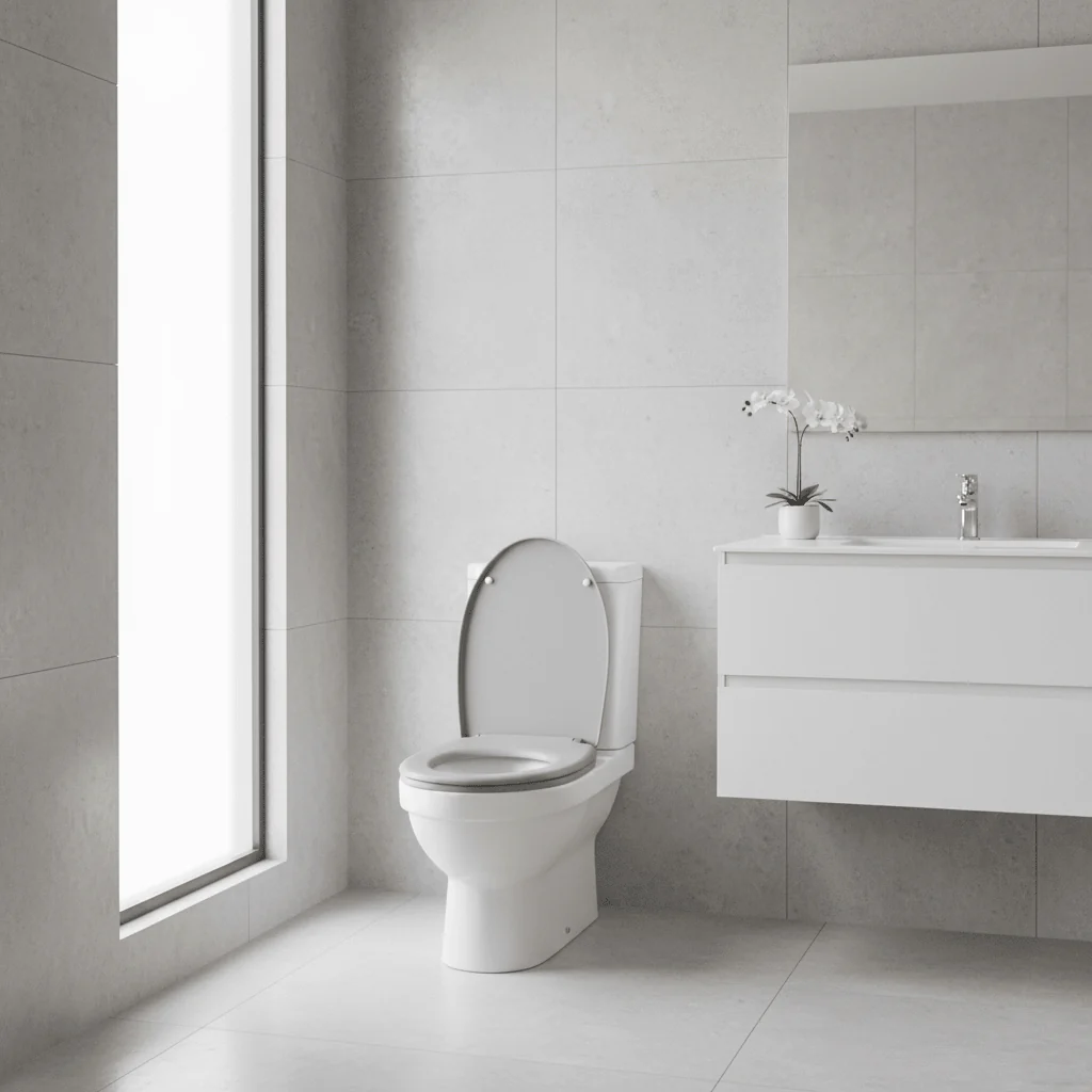 Brooks Matte Grey Toilet Seat - Image 4