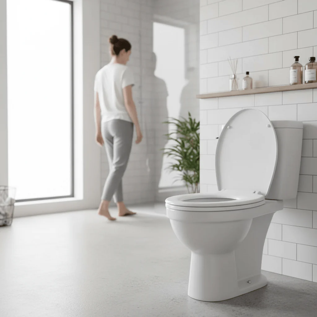 Brooks Matte White Toilet Seat - Image 2