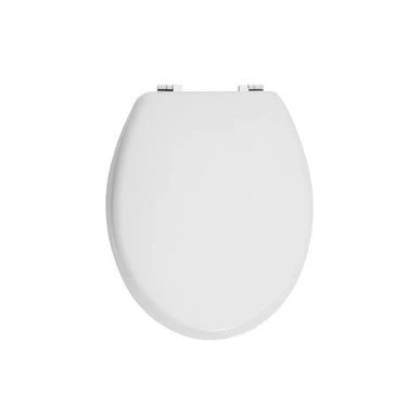 Brooks Matte White Toilet Seat - Image 6