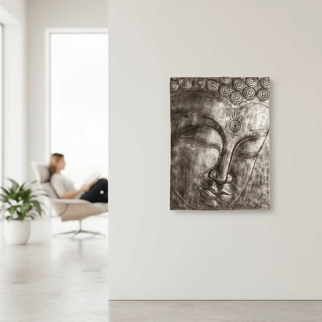 Buddha Large Wall Plaque - Image 2