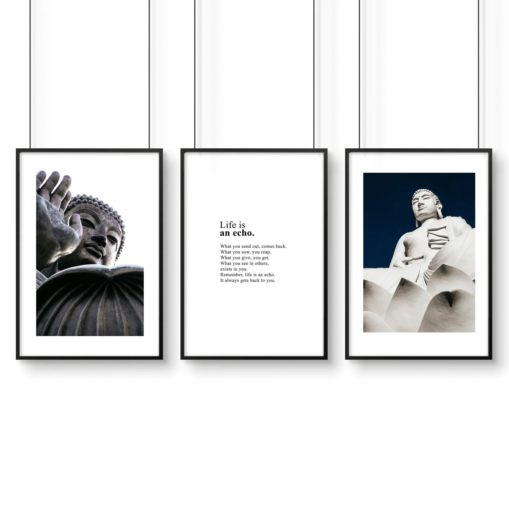 Buddhist wall art  | set of 3 wall art prints - Image 9