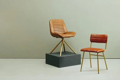 Buffalo Brown Leather Chair - Image 8