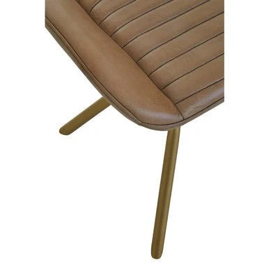 Buffalo Grey Leather Footstool - Image 10
