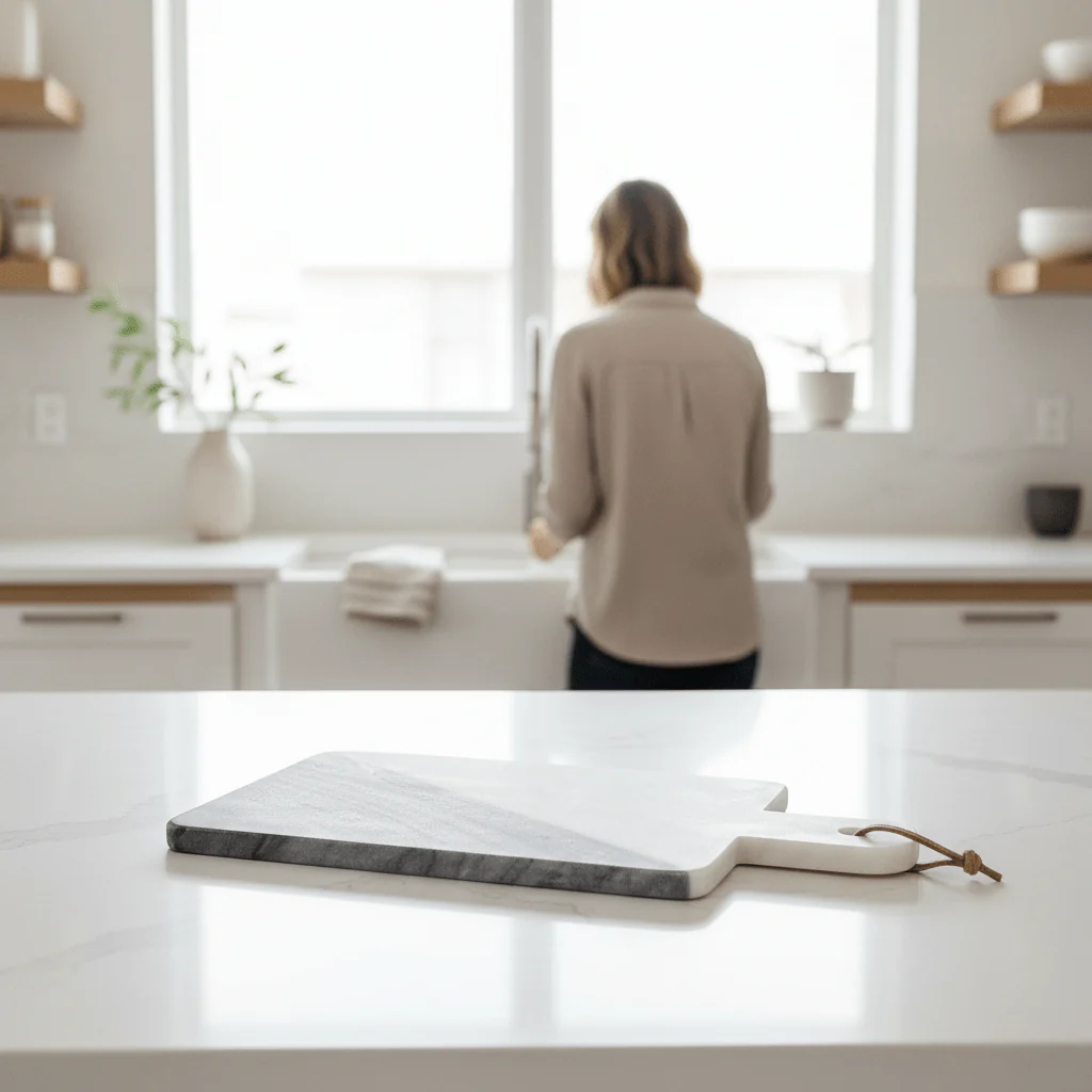 Bulgari White And Grey Marble Paddle Board - Image 2