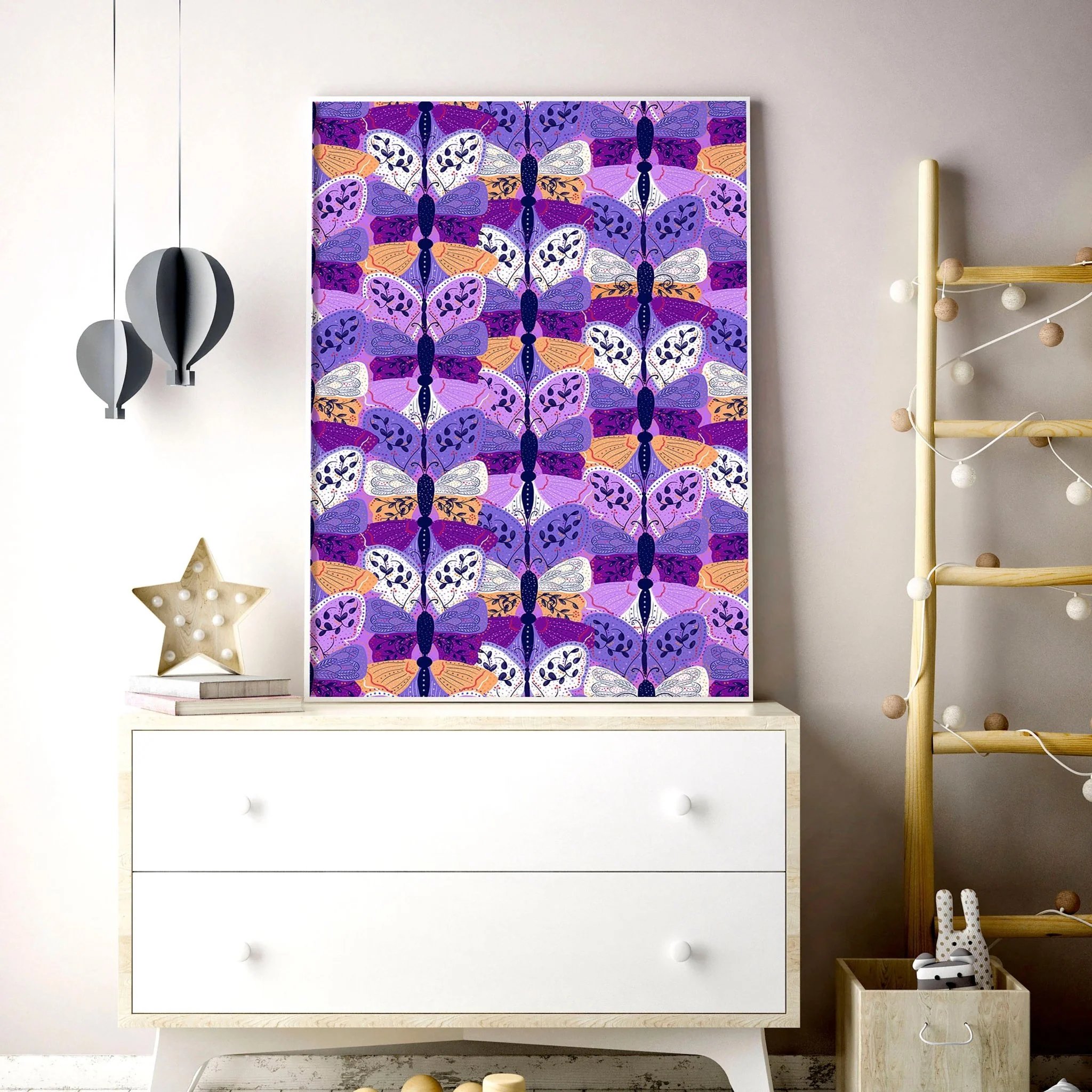 Butterflies wall art | set of 2 Wall art for Nursery - Image 5