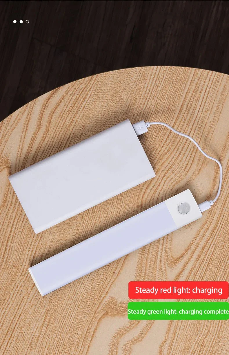 Cabinet Lights Motion Sensor LED Wireless USB Under Ultra Thin Night Light For Kitchen Cabinet Bedroom Wardrobe Indoor Lighting - Image 15