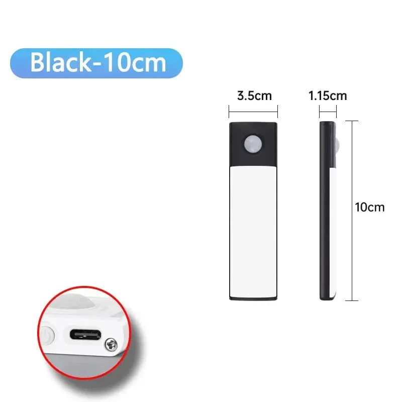Cabinet Lights Motion Sensor LED Wireless USB Under Ultra Thin Night Light For Kitchen Cabinet Bedroom Wardrobe Indoor Lighting - Image 23