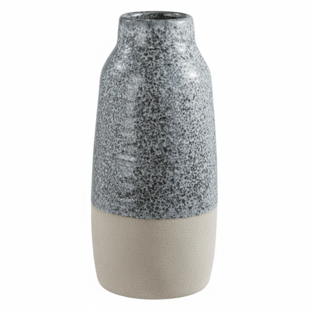 Caldera Grey Bottled Vase - Image 5