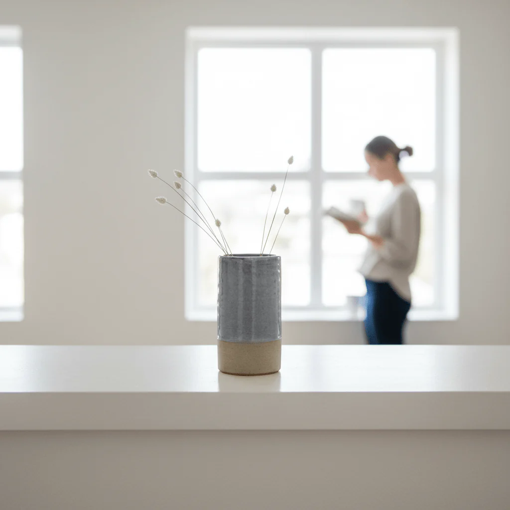 Caldera Small Grey Vase - Image 2